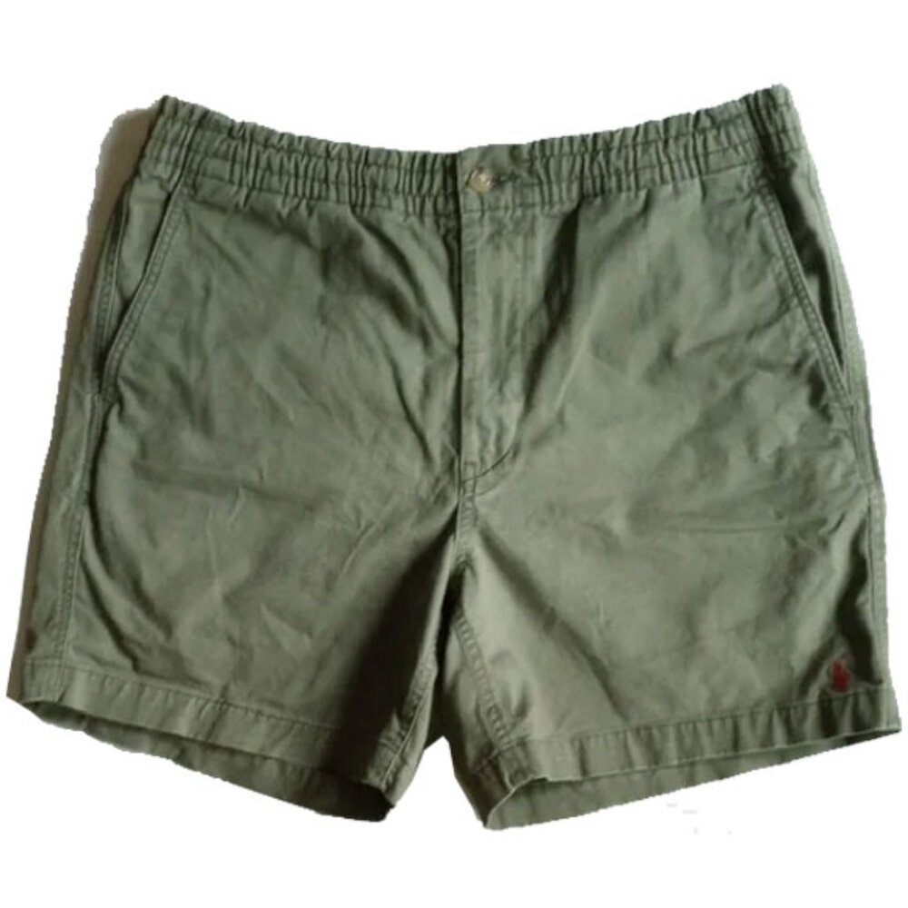 Polo Stretch Cotton Classic 6" Chino Shorts M Army Green